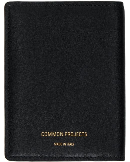 Common Projects Black Card Holder Wallet for men