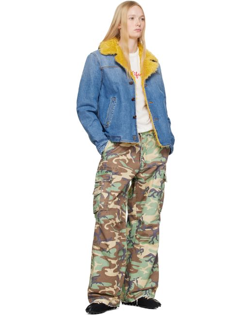 【関税込み】ERL ブルー Venice デニムジャケット ERL ブルー Venice デニムジャケット ブルー | Lyst