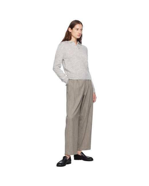 Amomento Gray Mohair Sweater