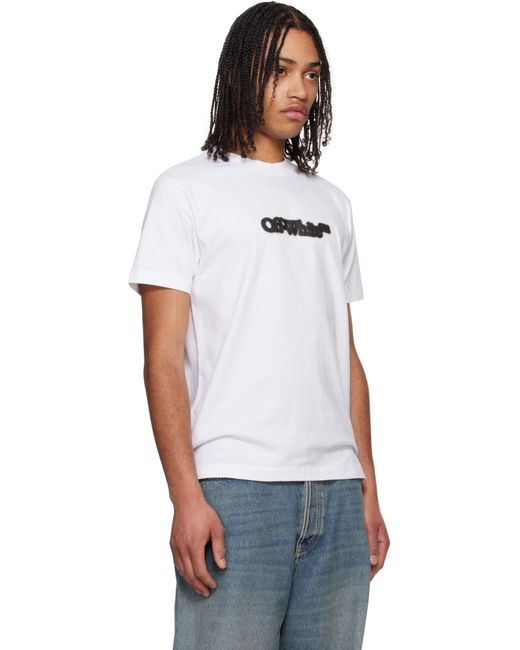 メンズ Off-White c/o Virgil Abloh ホワイト Spray Arrow Tシャツ White