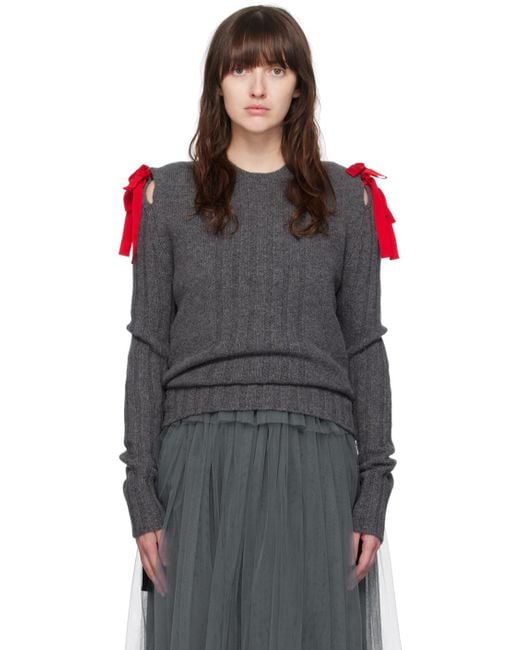 Molly Goddard Black Ozzy Sweater