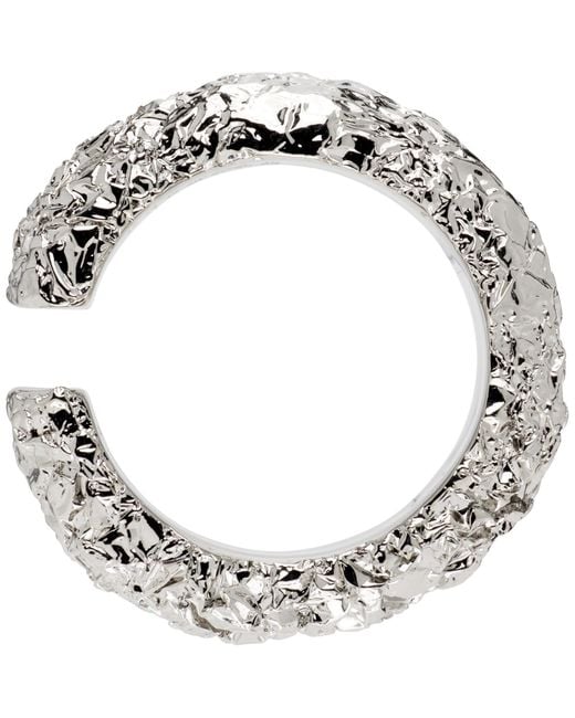 MM6 by Maison Margiela Metallic Foil' Ear Cuff for men