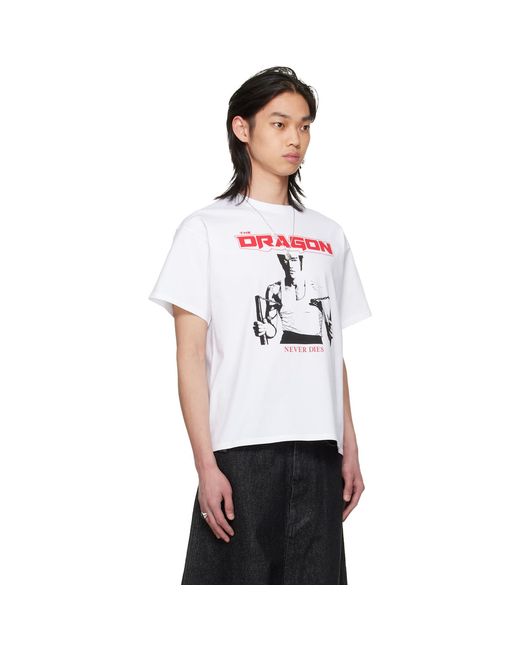 Lu'u Dan White Bruce Lee X Lựu Đạn Athletic T-Shirt for men