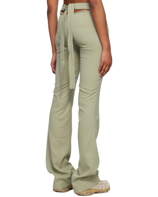 Hyein Seo Natural Double-faced Trousers