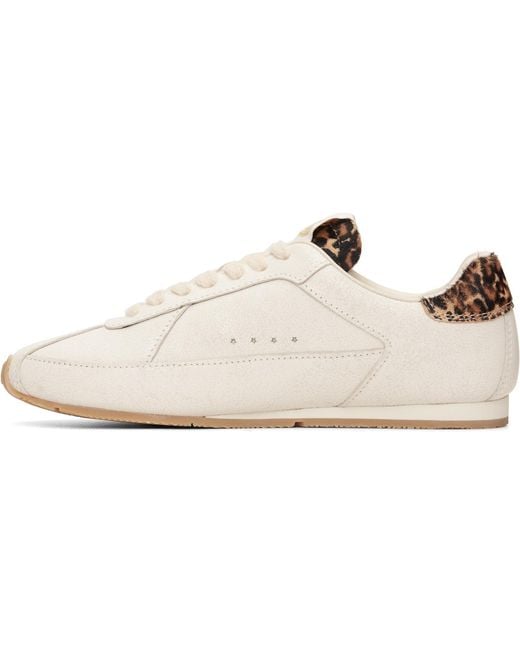 Amiri Black Off- Leopard Pacific Flat Sneakers