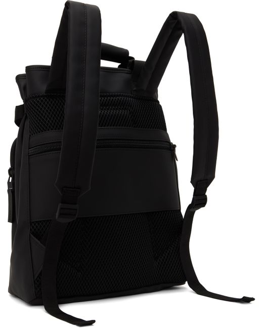 メンズ Rains ブラック Texel バックパック トートバッグ Black