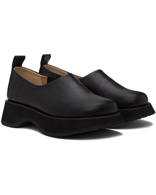 Reike Nen Black Platform Clean Loafers