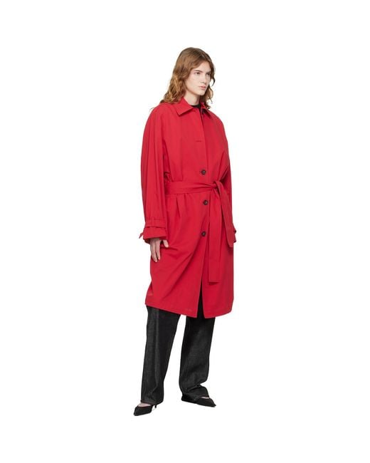 Totême Red Light Spring Trench Coat