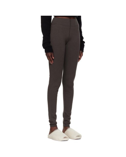 Rick Owens Black Tower Leggings