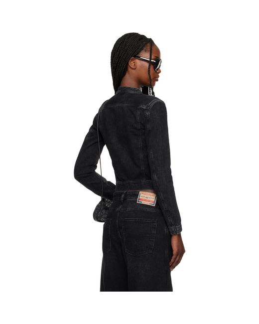 DIESEL Black De-Mornin Denim Jacket