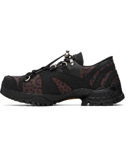ANDERSSON BELL Black Sfumatura Sneakers for men