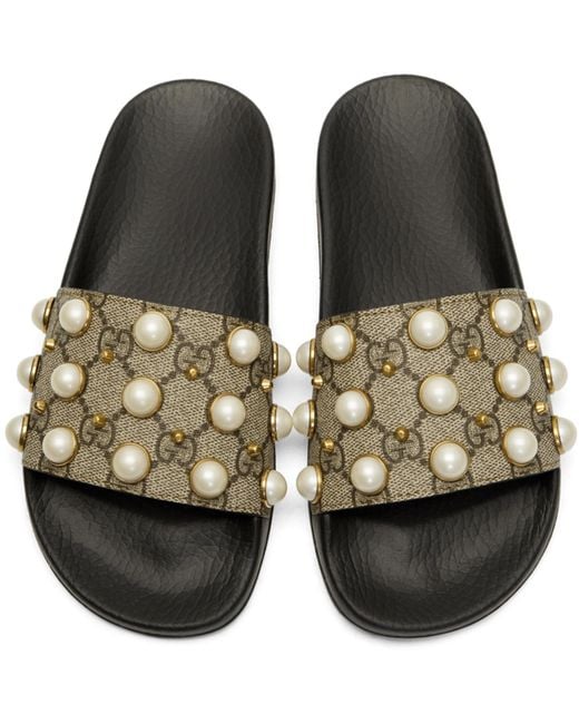 Gg supreme slide with pearls hotsell