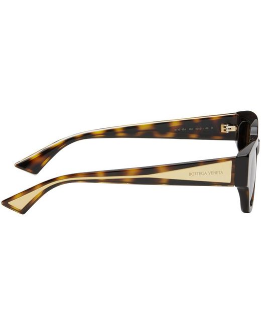 Bottega Veneta Black Brown Tri-fold Sunglasses for men