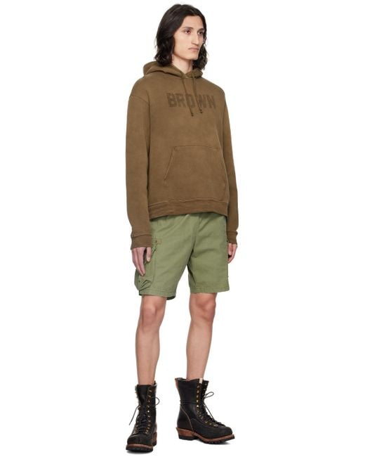 メンズ John Elliott ブラウン Rush フーディ Green