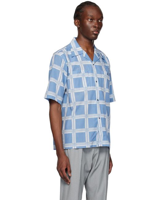 Needles Blue Cowboy One-Up Shirt for men