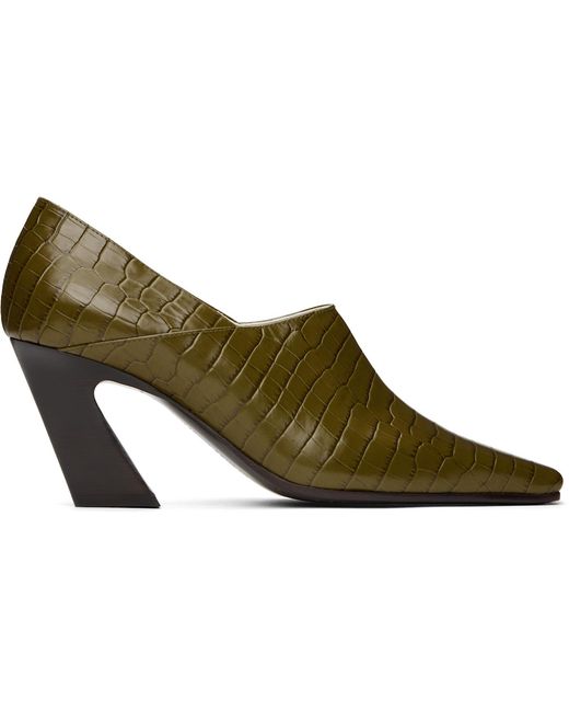 Bottega Veneta Green Lewis Heels