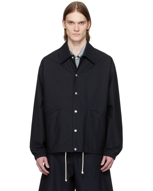 メンズ Jil Sander ネイビー Sportswear ジャケット Black