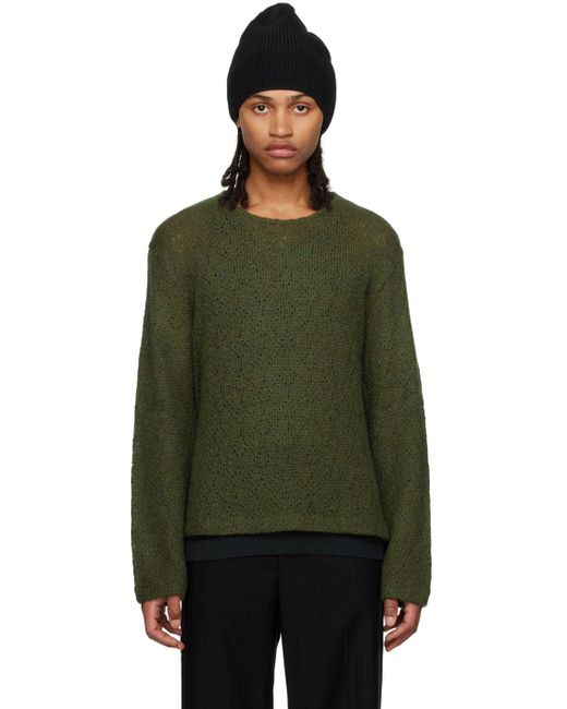 Our Legacy Green Double Lock Sweater for men