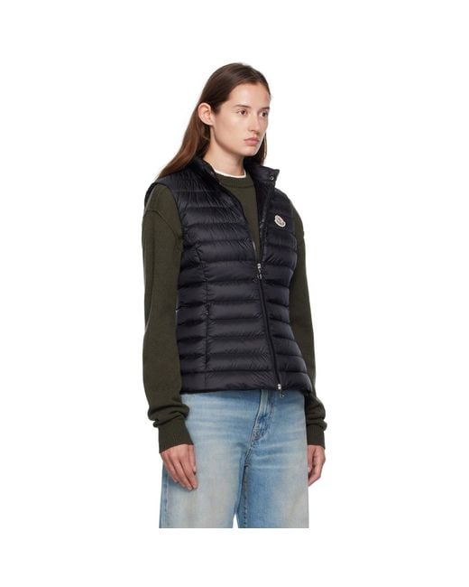 Moncler Black Igens Down Vest