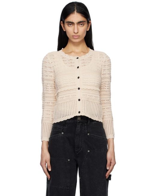 Isabel Marant Black Off- Ajaline Cardigan