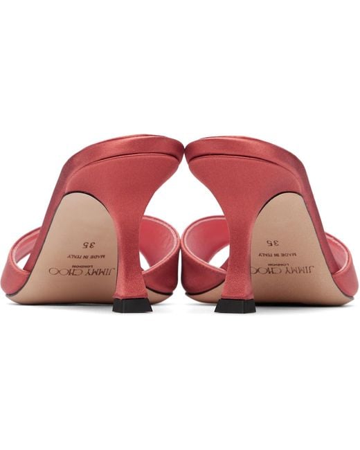 Jimmy Choo Pink Skye 70 Heeled Sandals