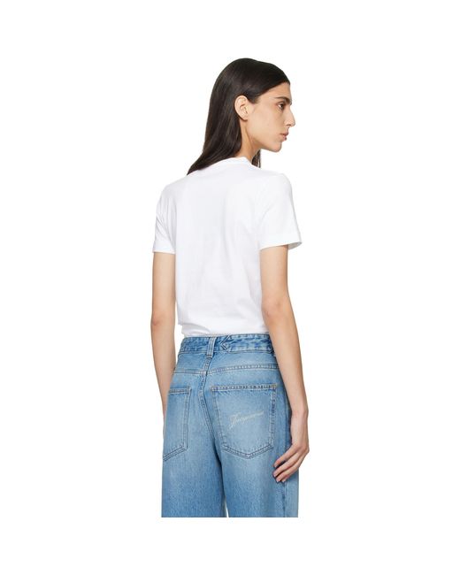 Jacquemus Blue 'The Gros Grain Short-Sleeve' T-Shirt