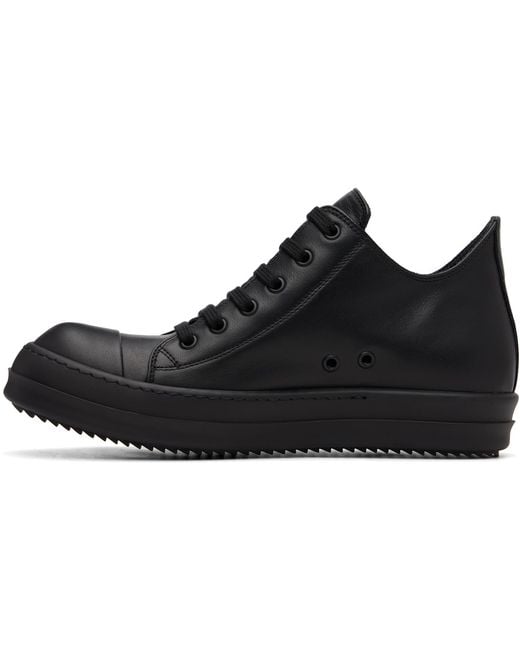 Rick Owens Black Tower Low Sneaks Sneakers for men