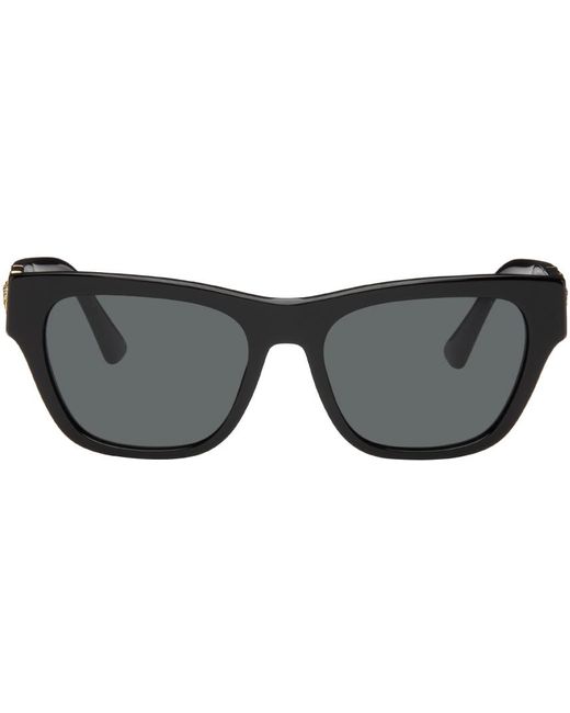Versace Black Medusa Legend Squared Sunglasses for men