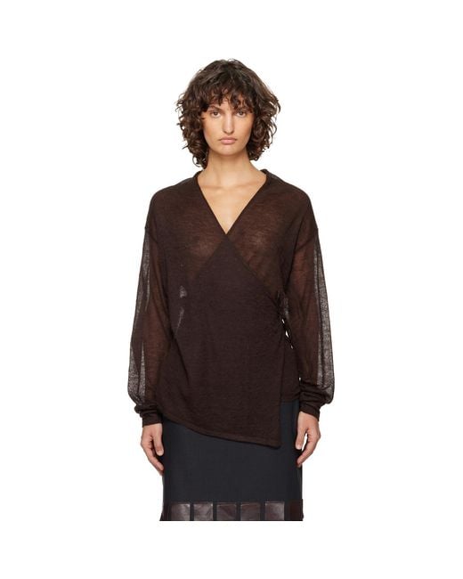 Paloma Wool Black Sudi Cardigan