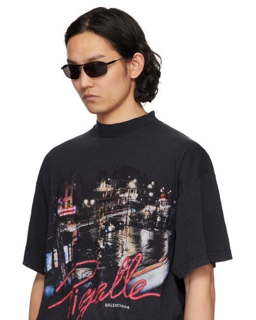 Balenciaga Tag 3.0 D-Frame Sunglasses in Black for Men | Lyst