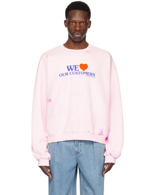 Alexander Wang Multicolor 'Love Our Customers' Sweatshirt for men