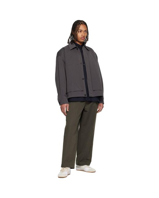 LE17SEPTEMBRE Brown Two Tuck Trousers for men