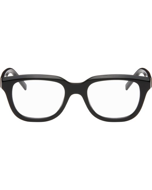 Givenchy Black Gv Day Rectangle Glasses
