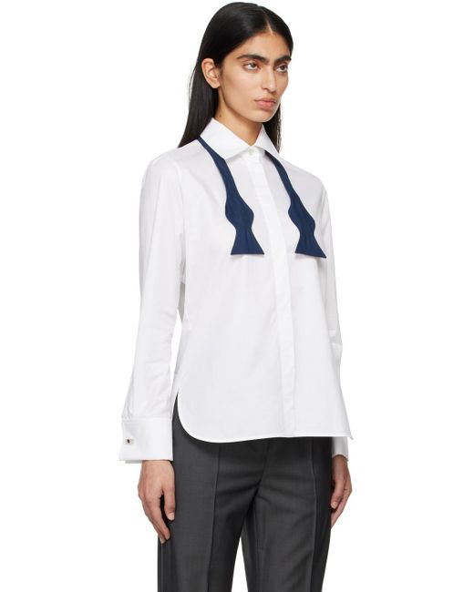 Max Mara ホワイト Laser シャツ White