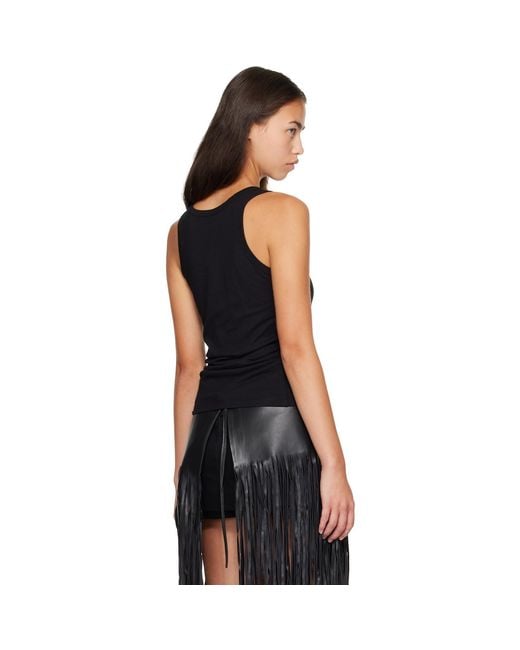 Coperni Black C-Logo Tank Top
