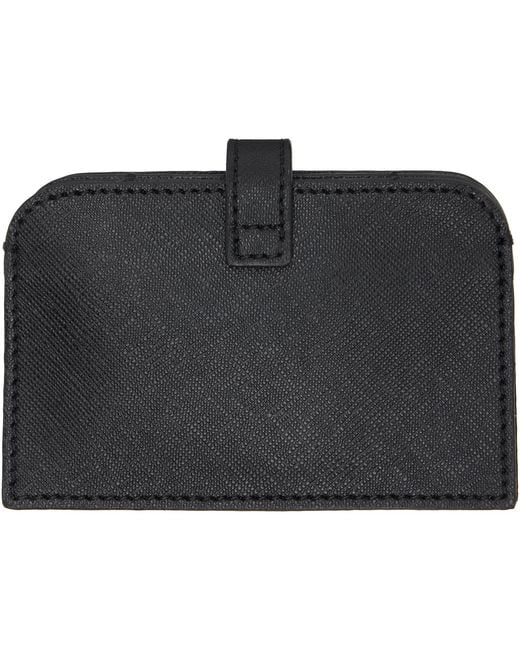 Vivienne Westwood Black Accordion Card Holder for men