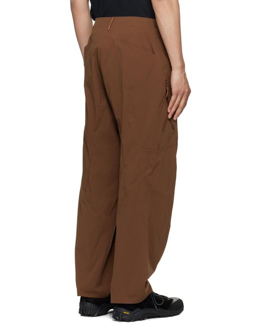 Veilance Brown Spere Lt Cargo Pants for men