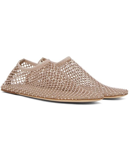 Christopher Esber Black Beige Minette Ballerina Flats