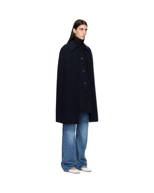 Totême  Black Cape Coat