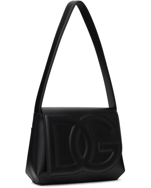 Dolce & Gabbana Dolce&gabbana Black Logo Shoulder Bag
