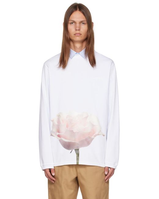 Jacquemus White Le T-shirt Rosine Cotton T-shirt for men