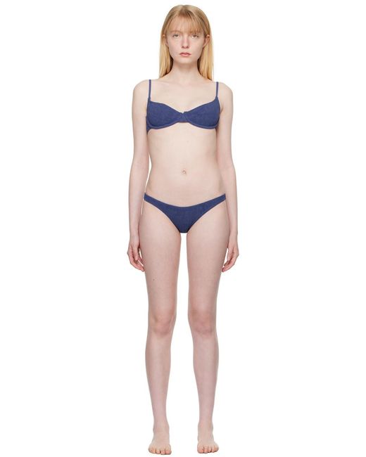 Haut de bikini gracie et culotte de bikini vista mauves Bondeye en coloris Black