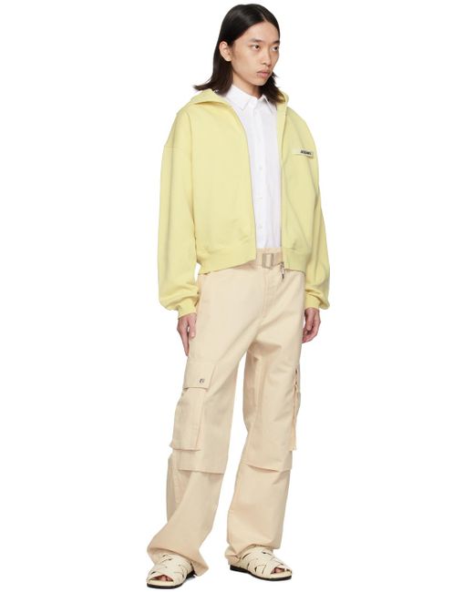 メンズ Jacquemus La Casaコレクション ベージュ The Cargo Pants カーゴパンツ Natural