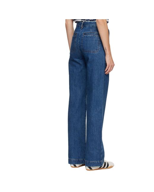 A.P.C. Blue Seaside Jeans