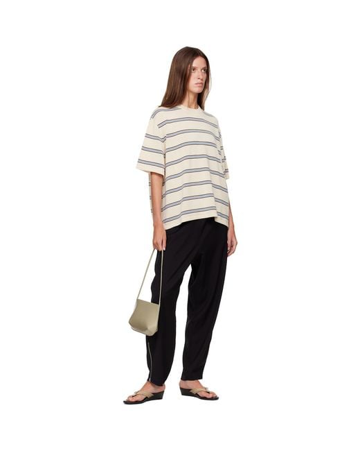 Cordera Black Viscose & Wool Lounge Pants
