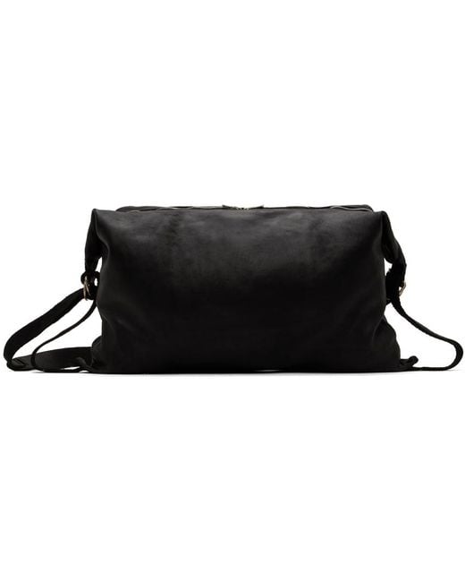 メンズ Guidi ブラック Q15 バッグ Black