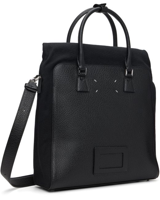 メンズ Maison Margiela ブラック 5Ac Daily Vertical トートバッグ Black