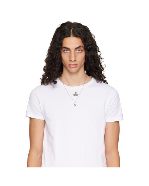 Vivienne Westwood Metallic Baya Pendant Necklace for men