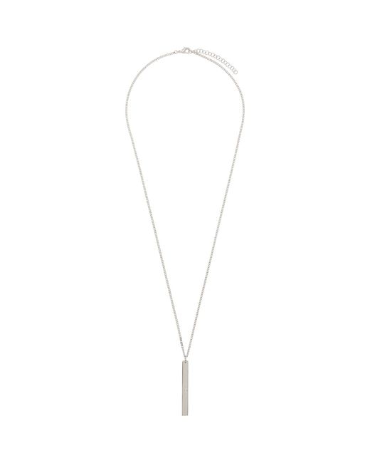 MM6 by Maison Margiela Metallic Minimal Necklace for men