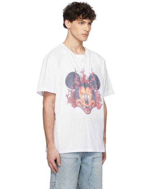 メンズ Ksubi ホワイト Fuego Biggie Tシャツ White